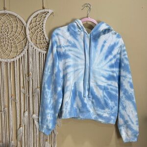 Warm Blue Tie-Dye Women's or Unisex Sweater